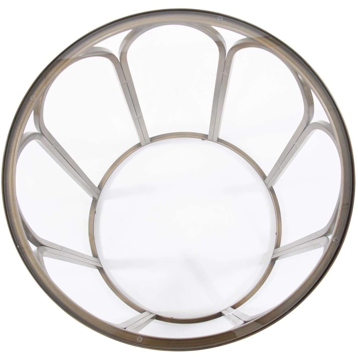 Palladio 24 X 20 inch Brass Side Table