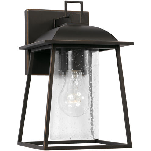 Durham Outdoor Wall Lantern in Oiled Bronze