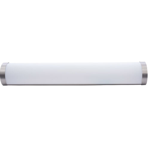 Fuse LED 3 inch Brushed Nickel Outdoor Wall Light in 3000K, 37in