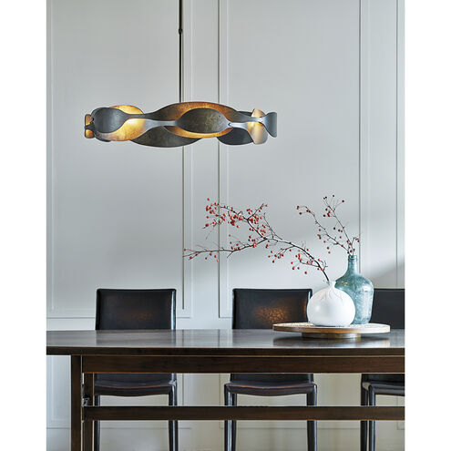 Waves 6 Light 34.2 inch Ink Pendant Ceiling Light
