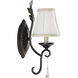 Veranda 1 Light 5 inch Espresso Wall Bracket Wall Light