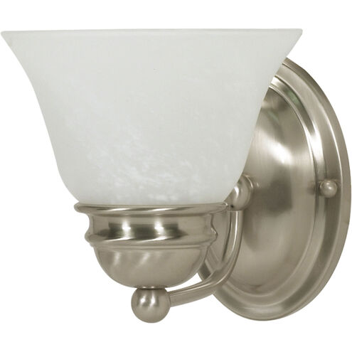 Empire 1 Light 6 inch Brushed Nickel Vanity Light Wall Light