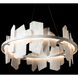 Volterra LED 38 inch White Circular Pendant Ceiling Light