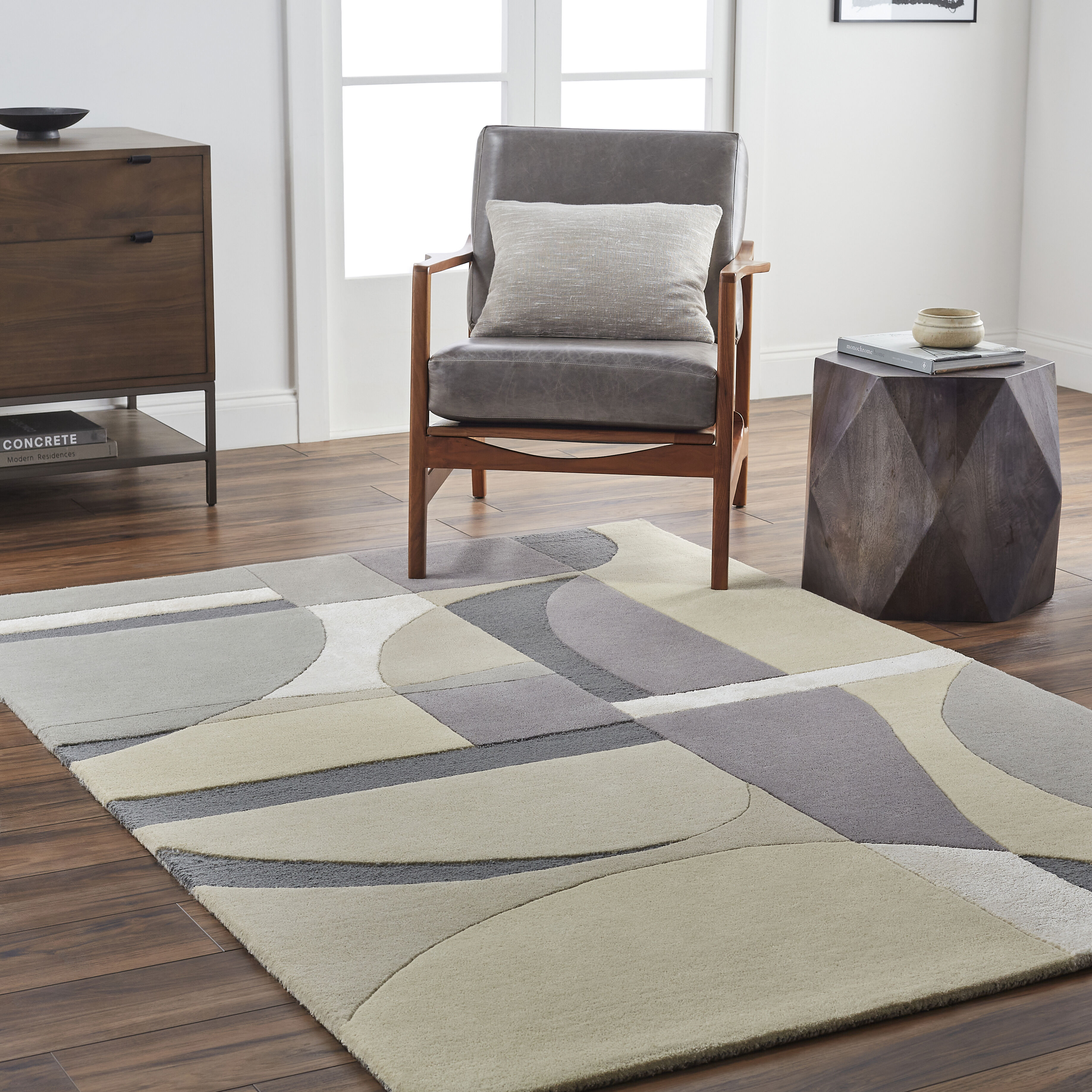 Tallinn 90 X 60 inch Cream Rug, Rectangle