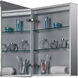 ELK Home 28 X 20 inch Brushed Aluminum Medicine Cabinet