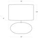 Joule 19 inch 100.00 watt Natural Brass Mini Lamp Portable Light, Table Lamp