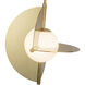 Scorpio LED 27.25 inch Metallic Brass Chandelier Ceiling Light