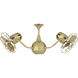 Matthews-Gerbar Vent-Bettina 42 inch Brushed Brass Ceiling Fan, Matthews-Gerbar