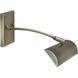 Zenith 4.5 watt 12 inch Antique Brass Picture Light Wall Light, Direct Wire