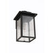 Rock Creek 1 Light 12 inch Textured Black Outdoor Wall Lantern