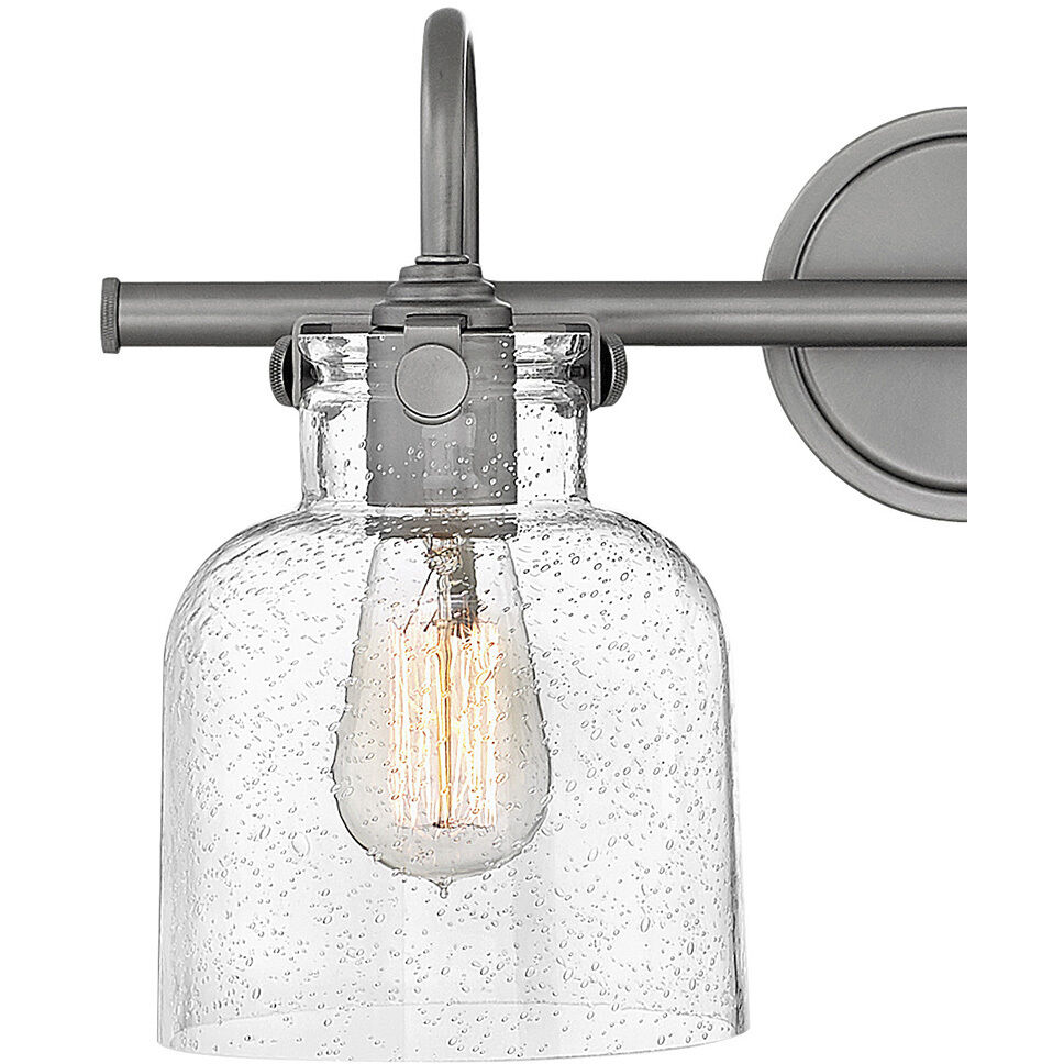 Congress 2 Light 19 inch Antique Nickel Vanity Light Wall Light