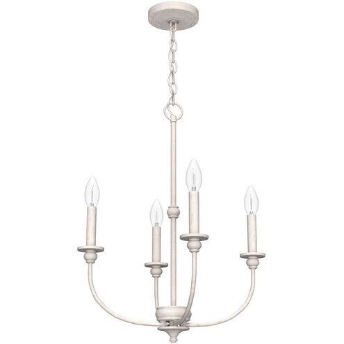 Southcrest 4 Light 18 inch Distressed White Chandelier Ceiling Light