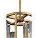 Harbin 4 Light 19 inch Aged Brass Entry Ceiling Light