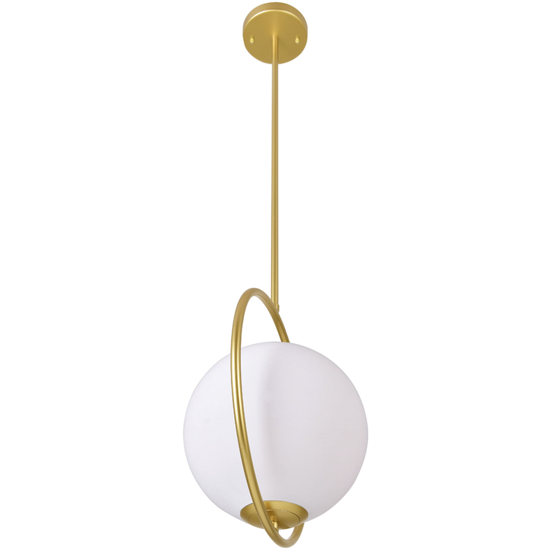 Celeste LED 14 inch Medallion Gold Down Mini Pendant Ceiling Light