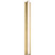 Kelly by Kelly Wearstler Linea Sconce Wall Light in Hand Rubbed Antique Brass