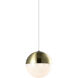 Artisan Collection/RAVELLO Series 5 inch Brass Pendant Ceiling Light