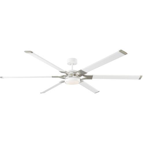 Loft 72 inch Matte White Ceiling Fan