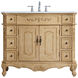 Danville 42 X 21 X 36 inch Antique Beige Vanity Sink Set