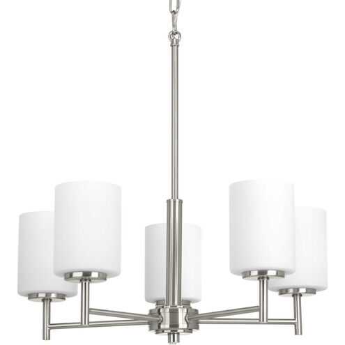 Replay 5 Light 21 inch Brushed Nickel Chandelier Ceiling Light