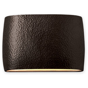 Ambiance Collection LED 10 inch Hammered Copper Outdoor Wall Sconce