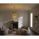 Perriand 40 Light 30 inch Unlacquered Brass Chandelier Ceiling Light
