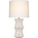 AERIN Marella 33 inch 15 watt Ivory Table Lamp Portable Light, Medium