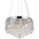Tully 6 Light 16 inch Chrome Pendant Ceiling Light