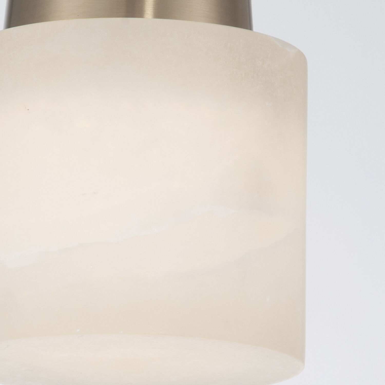 Acme 1 Light 5.75 inch Aged Brass Semi Flush Ceiling Light