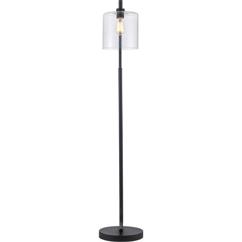 Whistler 62 inch 60.00 watt Black Adjustable Floor Lamp Portable Light