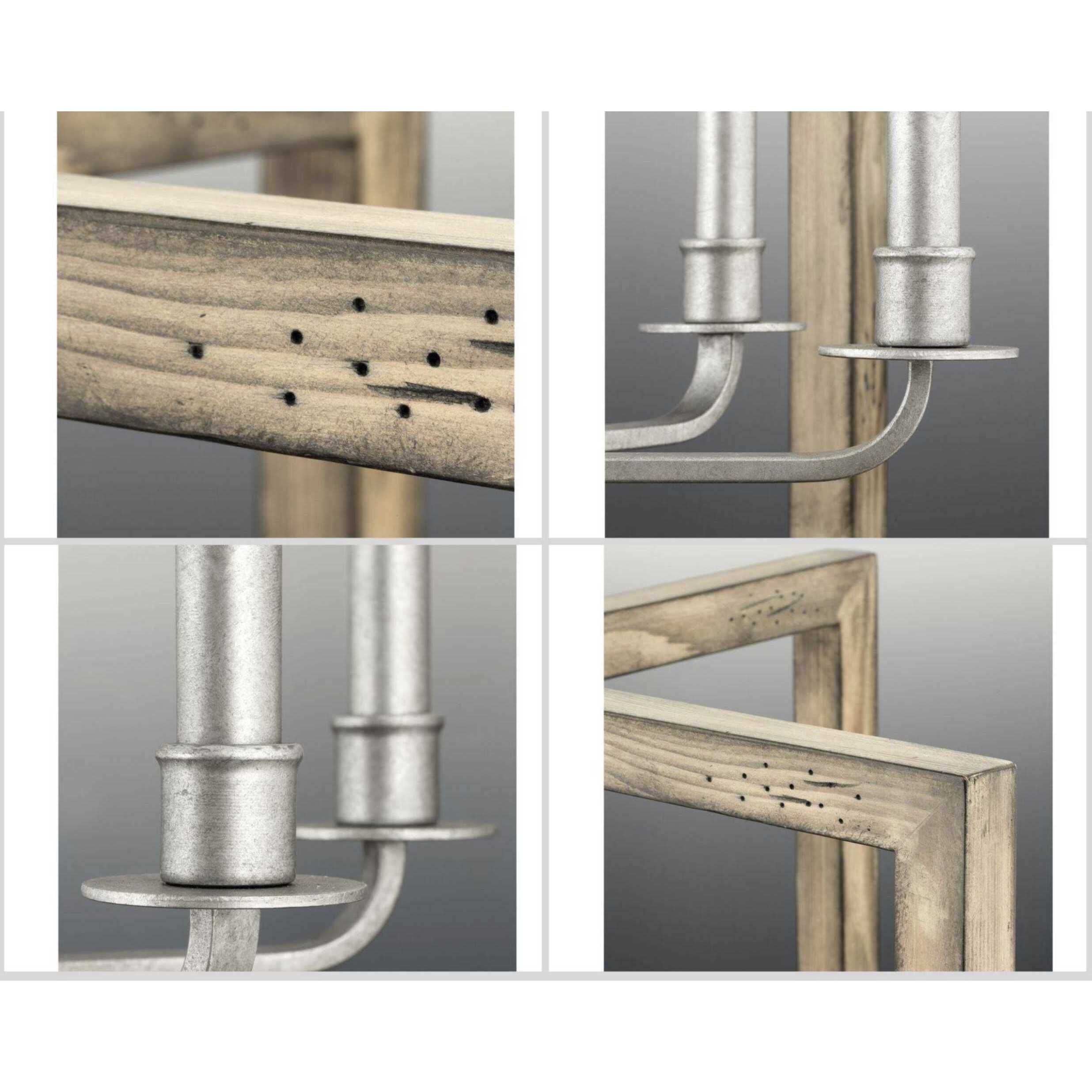 Turnbury 4 Light 16 inch Galvanized Chandelier Ceiling Light, Design Series