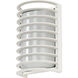 Brentwood 1 Light 10 inch Semi Gloss White Outdoor Bulk Head, Rectangle