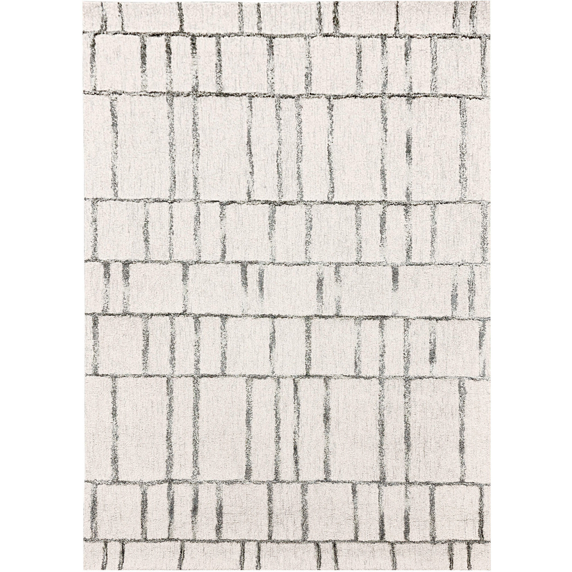 Laid Back Luxe 130 X 94 inch White/Ivory Rug in 8 x 11