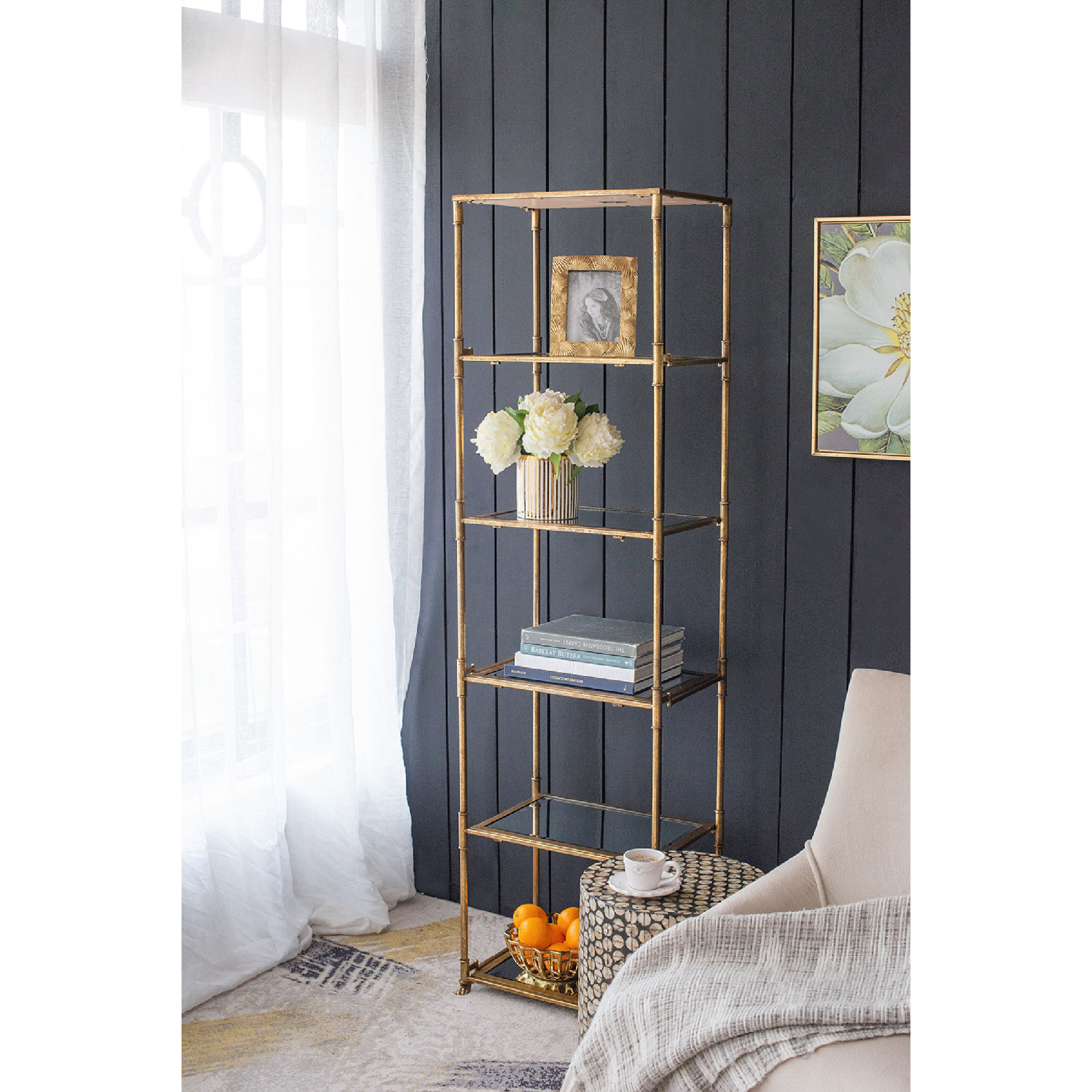 Persia 70.5 X 19.7 X 14.6 inch Gold Shelf