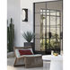 Swale LED 22 inch Black Outdoor Wall Sconce, Small
