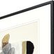 Aitkin / Goudy Sans Black and Blue and Gray and Green Framed Art