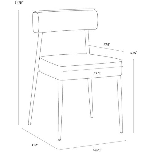 Ashwin Kona Backwoods / Noah Meadow Stackable Dining Chair