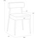 Ashwin Kona Backwoods / Noah Meadow Stackable Dining Chair
