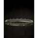 Pleiades LED 50.75 inch Contemporary Silver Leaf and Contemporary Silver Chandelier Ceiling Light