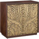 Jardin Walnut and Antique Brass Cabinet