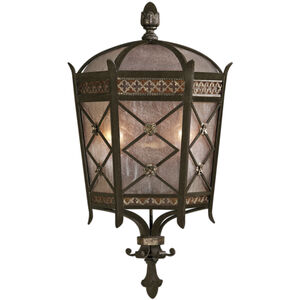 Chateau Outdoor 2 Light 22 inch Bronze Outdoor Sconce