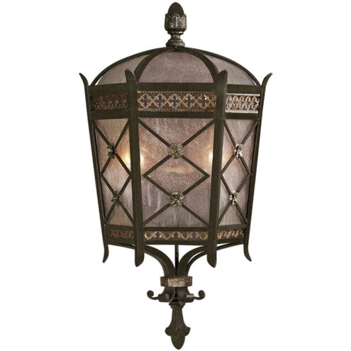 Chateau Outdoor 2 Light 22 inch Bronze Outdoor Sconce