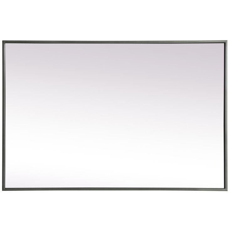 Eternity 36 X 24 inch Silver Mirror in 24 x 36