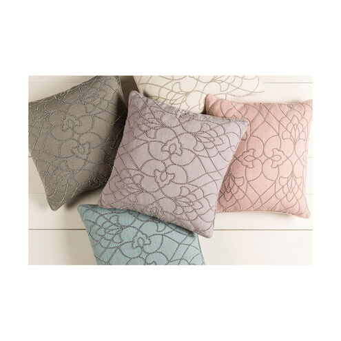 Dotted Pirouette 20 X 20 inch Cream and Taupe Throw Pillow