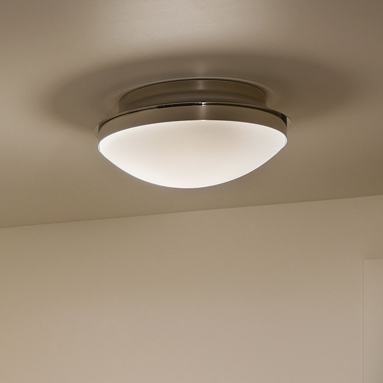 Bretta 3 Light 17.75 inch Polished Nickel Flush Mount Ceiling Light