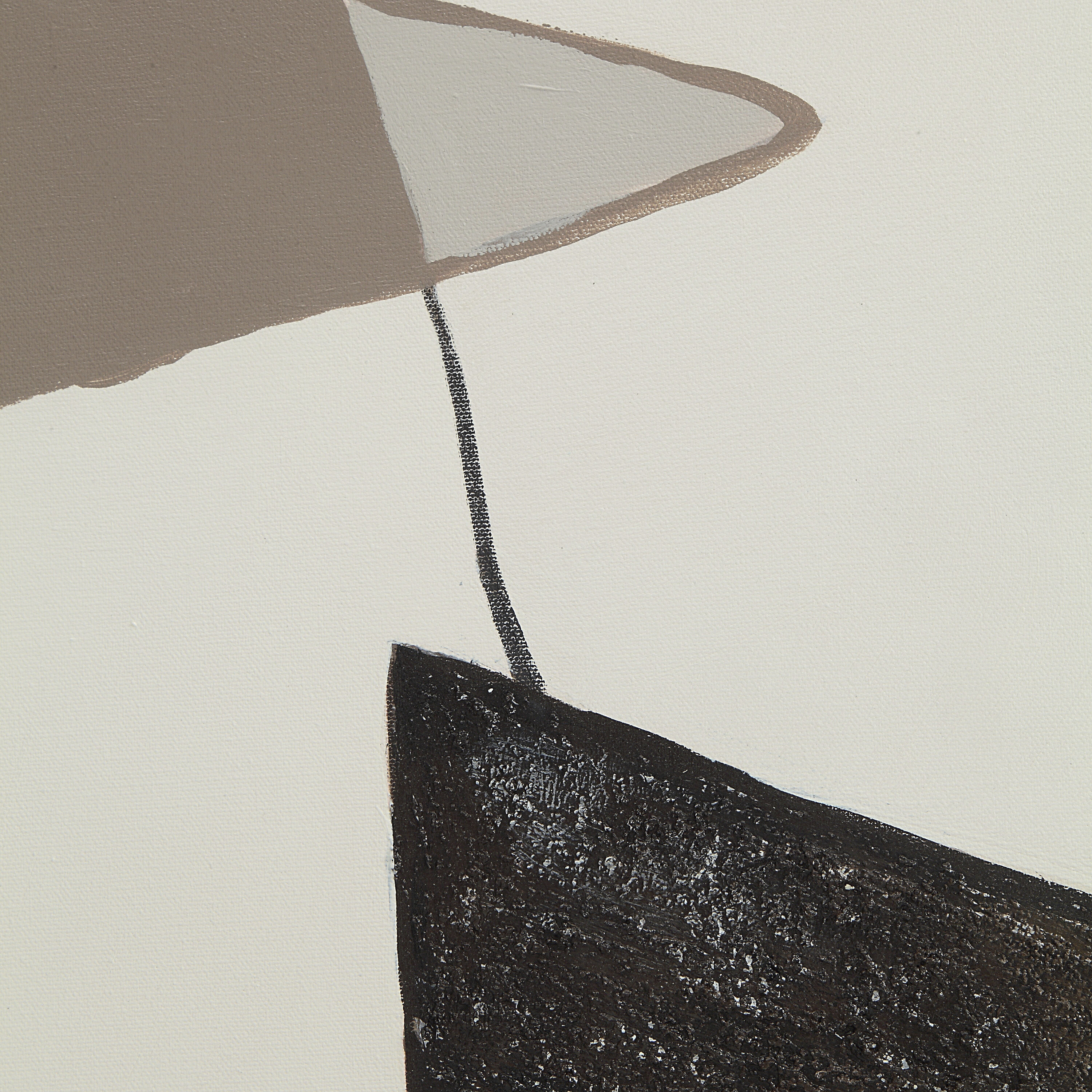 Lacadie Brown/Beige/Black Canvas Art, 2 Piece