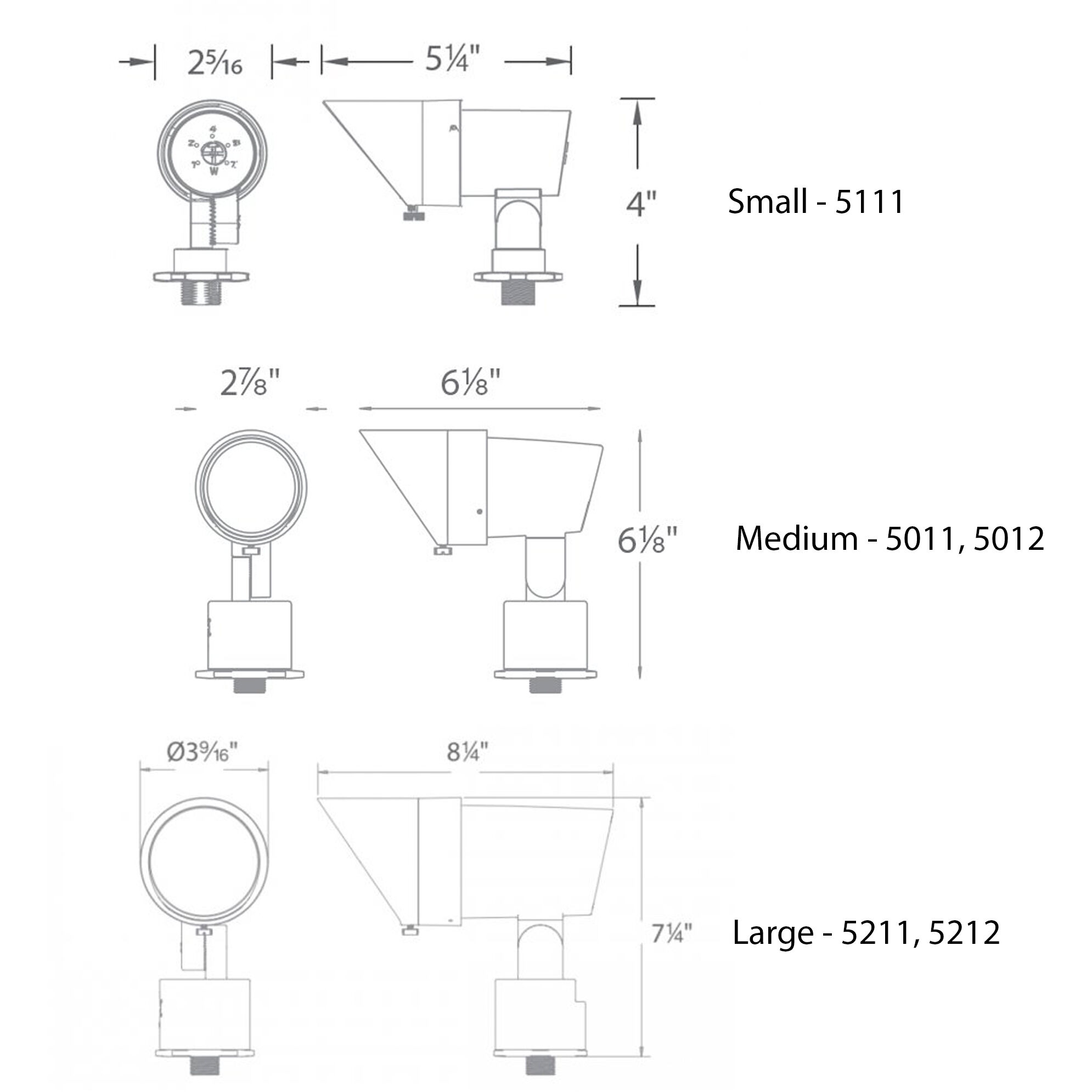 Tyler Solid Brass Coated in Bronze 7 watt LED Spot and Flood Lighting in 3000K, Bronzed Brass, Low Voltage Accent Light, WAC Landscape