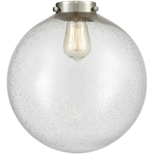 Nouveau 2 Beacon LED 12 inch Oil Rubbed Bronze Mini Pendant Ceiling Light in Seedy