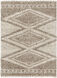 Capella Shag 120 X 94 inch Taupe Rug, Rectangle
