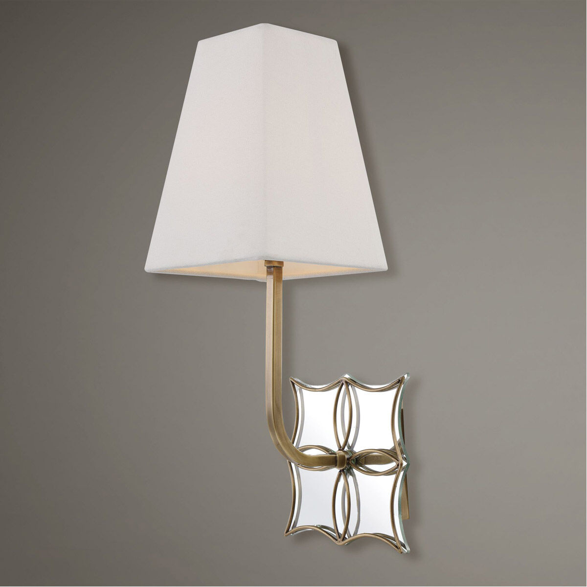 Theodora 1 Light 7 inch Antique Brass Sconce Wall Light