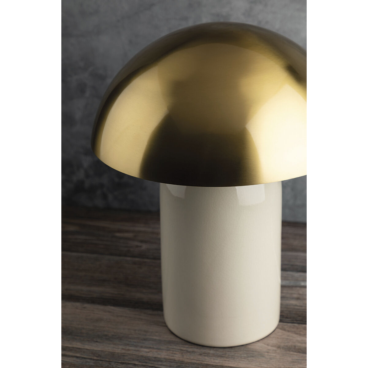 Gaia 16.5 inch 60 watt Aged Brass Table Lamp Portable Light